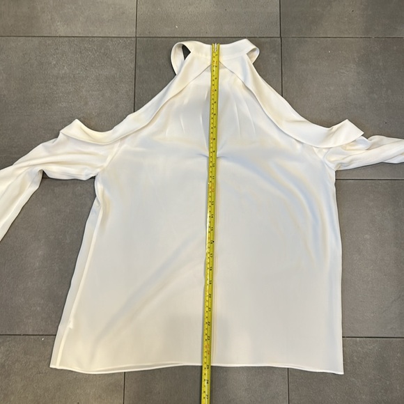 Ramy Brook Cold Shoulder Silk Blouse - Picture 6 of 10